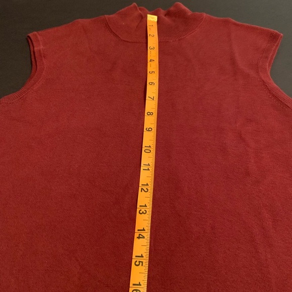 3/$20 Mock Turtleneck Sleeveless Sweater A11 - Picture 5 of 5